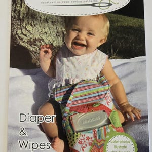 Diaper & Wipes Pouch Aivilo Charlotte Designs - Sewing Pattern