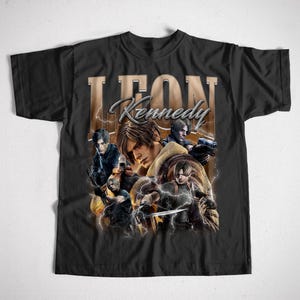 Unisex Limited Leon S Kennedy Vintage Tee Graphic Shirt Gift for Men and Women
