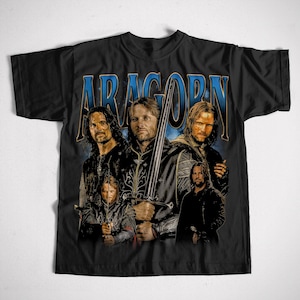 ロードオブザリング Tシャツ アラゴルン Hozier aragorn shirt - Etsy 日本