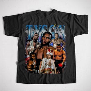 Retro Boxing Legend Tribute T-Shirt, Unisex Athletic Wear, Gift for Sports Fans, Vintage Boxing Tee, Mike Tyson Graphic Tee