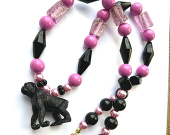 A Very Cute Ape Necklace choker beaded necklace