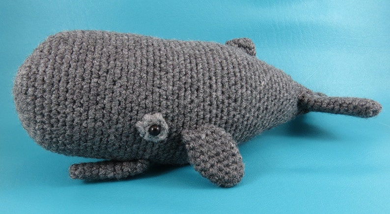 Sperm Whale PDF amigurumi crochet pattern image 3