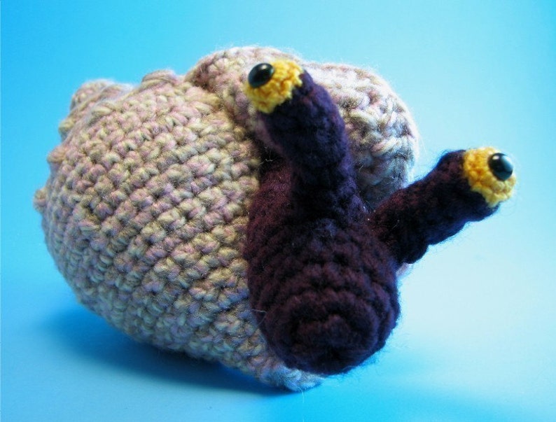 Conch Snail Amigurumi PDF crochet pattern image 2