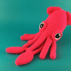 Squid PDF amigurumi crochet pattern image 1