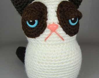 Grumpy Kitty - PDF amigurumi crochet pattern