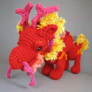 Asian Dragon PDF amigurumi crochet pattern image 5