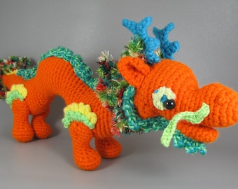 Asian Dragon - PDF amigurumi crochet pattern