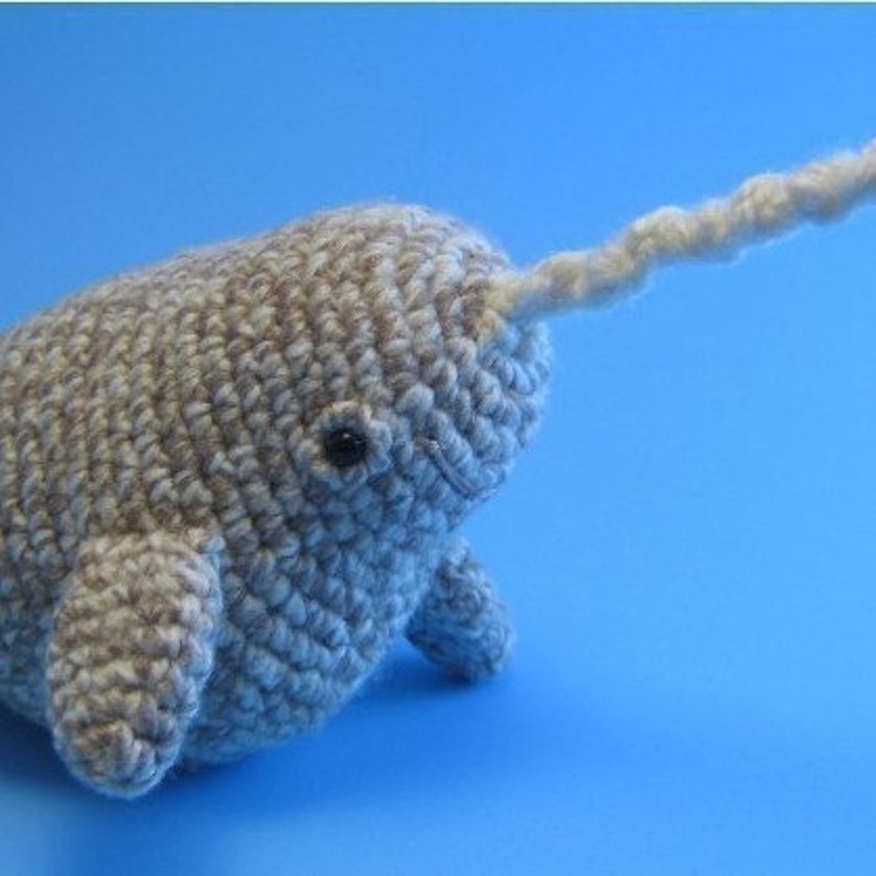 Narwhal PDF amigurumi crochet pattern image 2