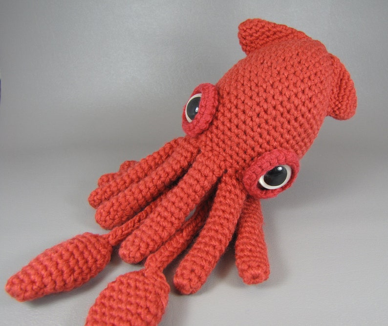 Squid PDF amigurumi crochet pattern image 3