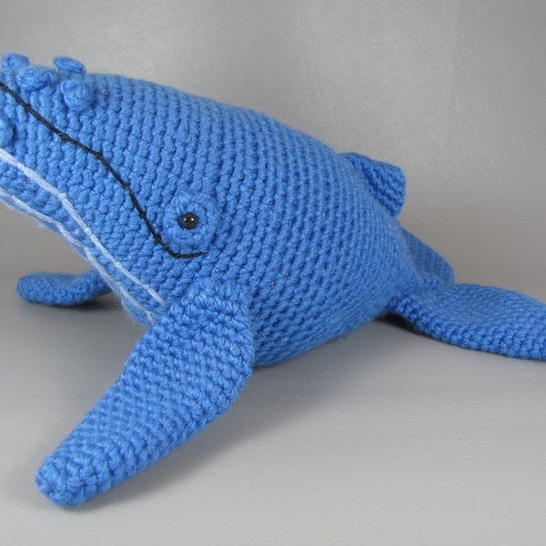 Humpback Whale - PDF amigurumi crochet pattern