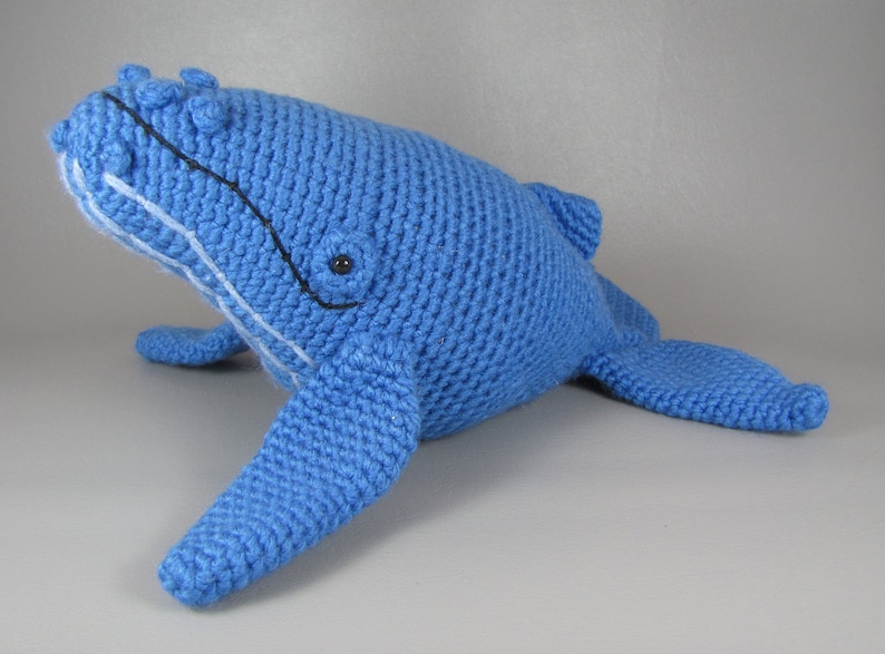 Humpback Whale PDF amigurumi crochet pattern image 1