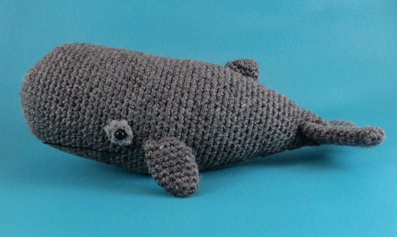 Sperm Whale PDF amigurumi crochet pattern image 1