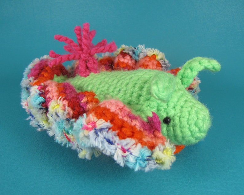 Sea Slug PDF amigurumi crochet pattern image 1