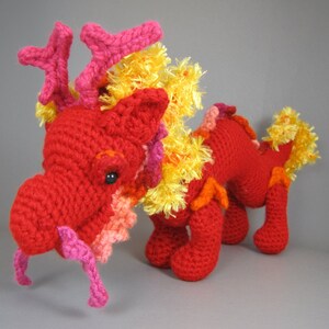 Asian Dragon PDF amigurumi crochet pattern image 4