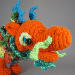 Asian Dragon PDF amigurumi crochet pattern image 2