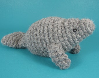 Manatí - Patrón de crochet amigurumi PDF