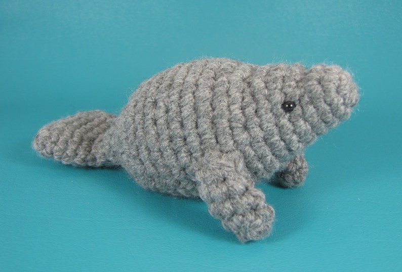 Manatee PDF amigurumi crochet pattern image 1