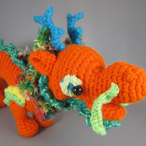 Asian Dragon PDF amigurumi crochet pattern image 3