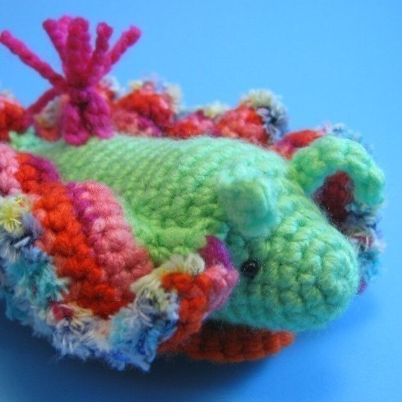 Sea Slug PDF amigurumi crochet pattern image 2