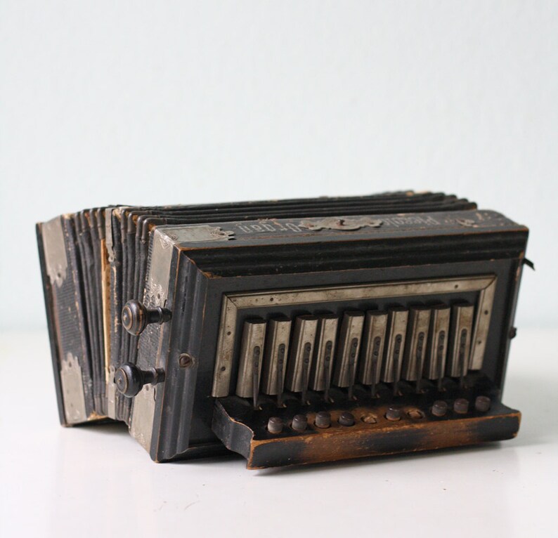 Antique Accordion by Piccolo Organ Etsy