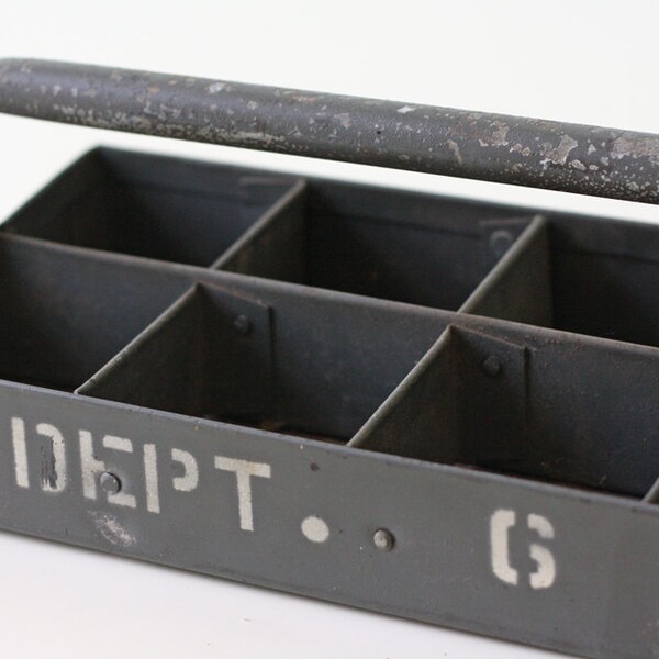 Vintage Industrial Tool Caddy - Department 6
