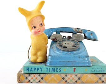 Vintage Dreamland Bunny, Bunny Rabbit Toy, Dreamland Baby Toy, Decoración de guardería vintage, Hogar vintage, Vacaciones vintage, Estilo retro