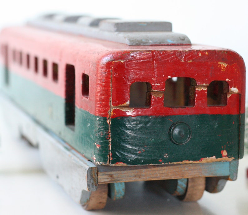 Vintage Toy Trolley Car | Etsy