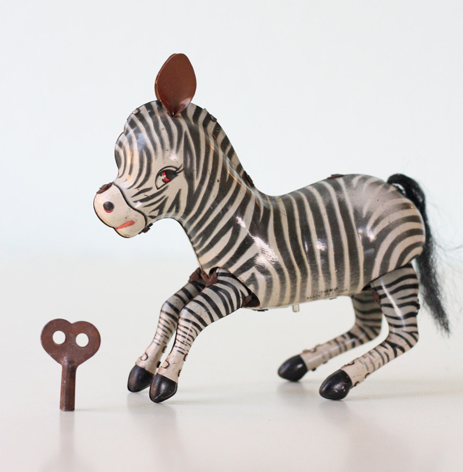 large toy zebra