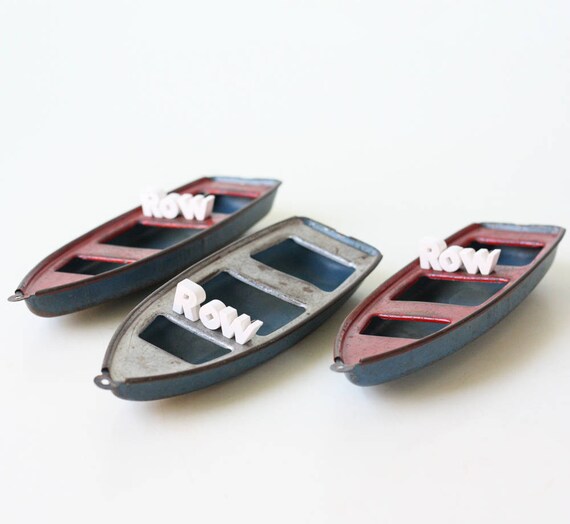 vintage metal toy boats