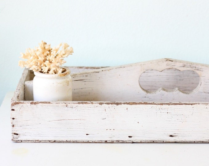 Vintage Long Wooden Garden Tote Etsy