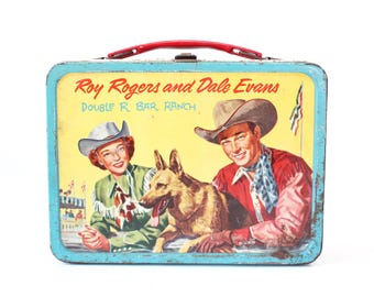 1950s Roy Rogers and Dale Evans Metal Lunchbox - Etsy