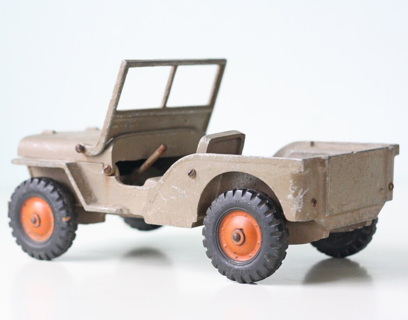 Vintage Willy's Jeep West Craft Steel Army Jeep Toy Etsy