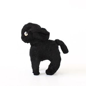 Vintage Black Sheep Stuffed Animal: Kitsch Retro Lamb Toy