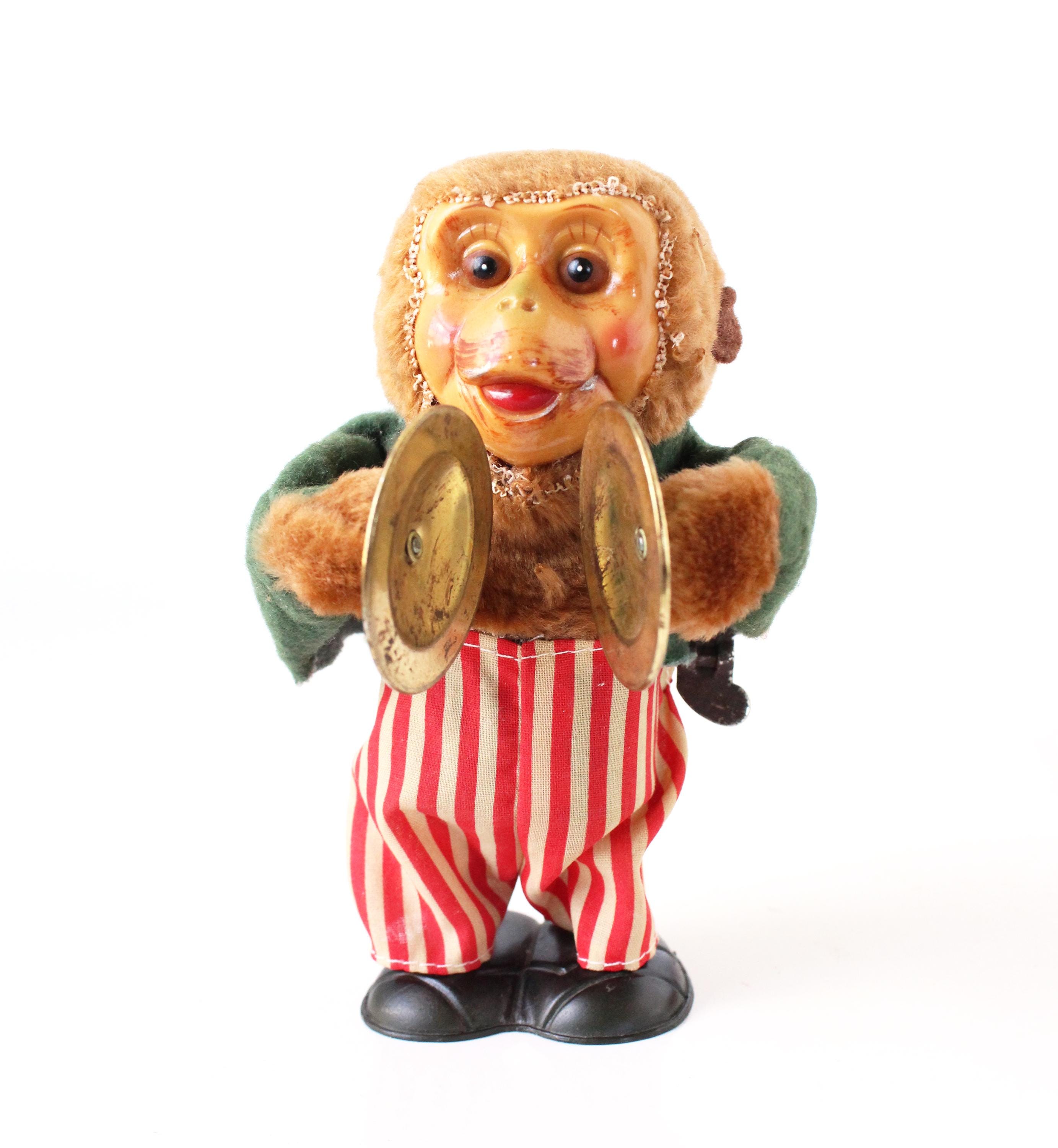 Vintage monkey toy cymbal - Etsy 日本