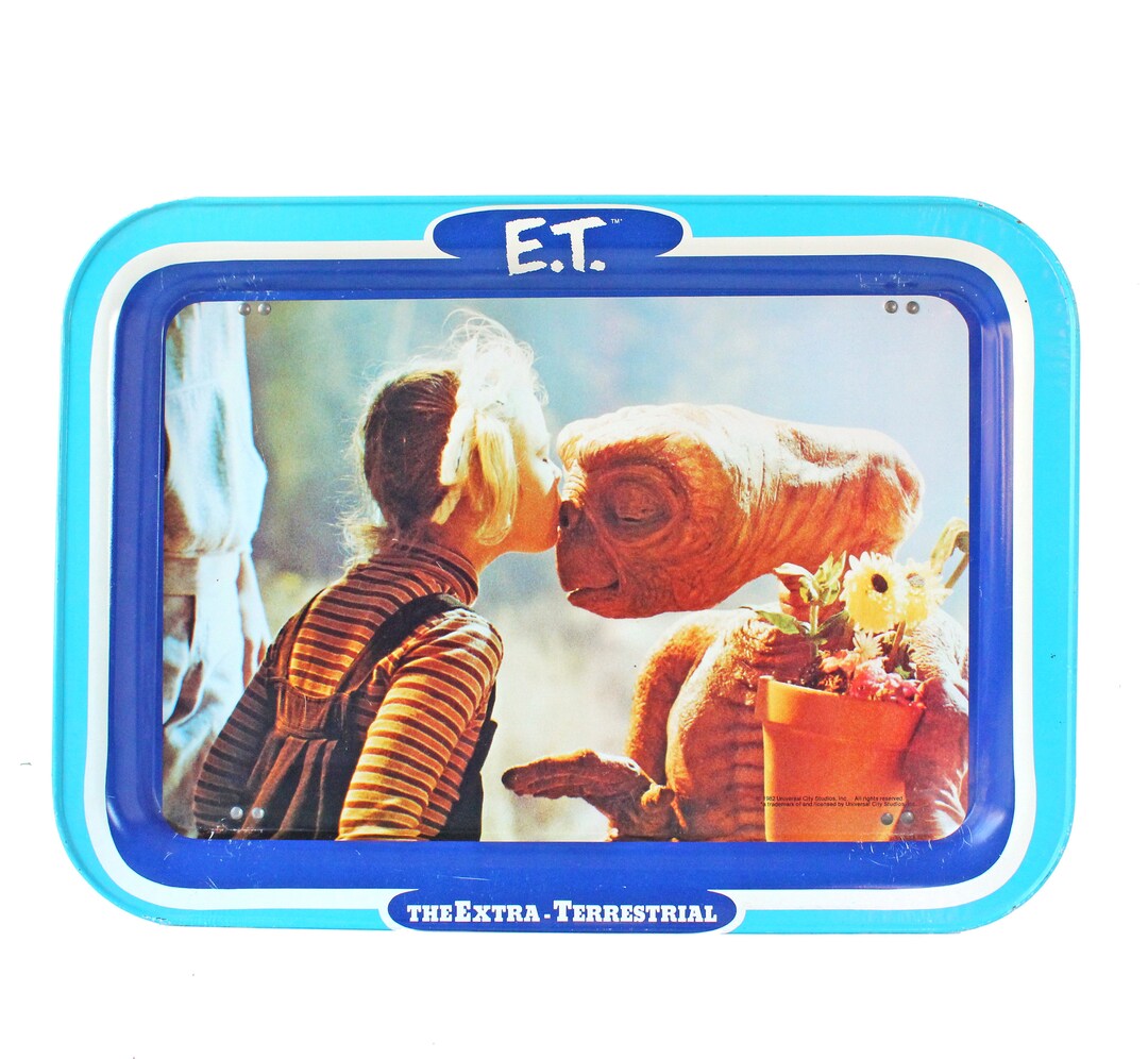 Vintage ET Tray ET TV Tray Extra Terrestrial With Gertie Etsy
