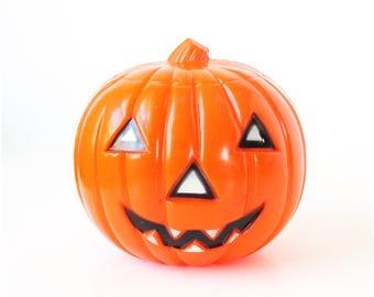 Vintage Two-Faced Ceramic Jack O' Lantern - Halloween Decor - Etsy