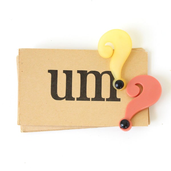 Question Mark Pin Etsy