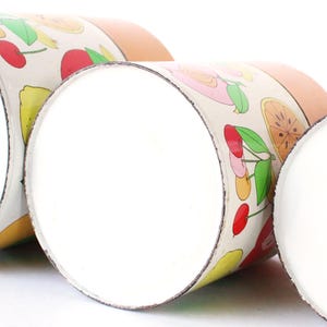 Vintage Mod Fruit Canisters, Set of 3, Colorful Fruit Design, Retro Kitsch, Kitschy Kitchen, Retro Kitchen Tins image 6