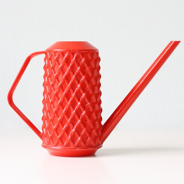 Vintage Watering Can - Red, by Emsa of West Germany