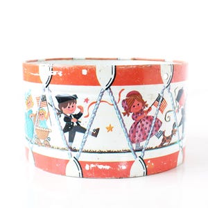 Antique Toy Patriotic Drums - Etsy