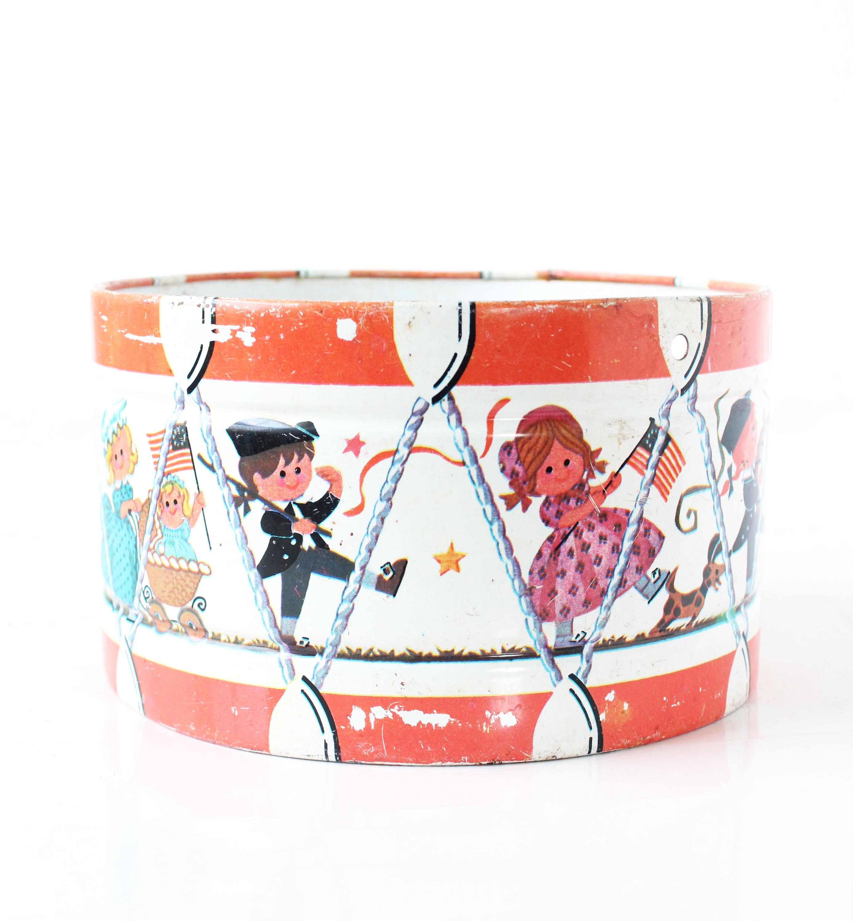 Antique Toy Patriotic Drums - Etsy