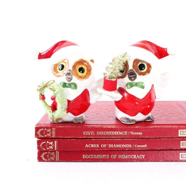 Vintage Christmas Owls, Vintage Christmas, Napco Owls, Napcoware, Napco Christmas, Retro Home, Vintage Home