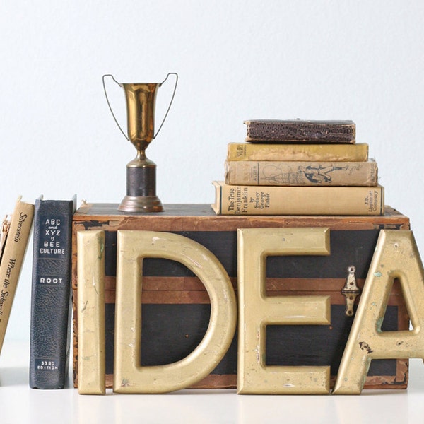 Vintage Letters IDEA
