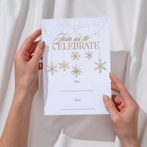Druckbare Weihnachtsessen Einladung, Urlaub Party einladen, DIY einladen Karte, sofortiger Download, festliche Feier Karte, Feier einladen