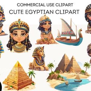Beautiful Cute Egyptian Clipart - 36 PNG Images of Beautiful Egypt - Commercial Use Allowed