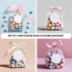 Mini-paaseieren, snoepjes, mockup, snoepjes, snoepjes, snoepjes, snoepjes, mockup, commercieel gebruik