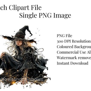 Enkele png-afbeelding realistische heks: commercieel gebruik toegestaan