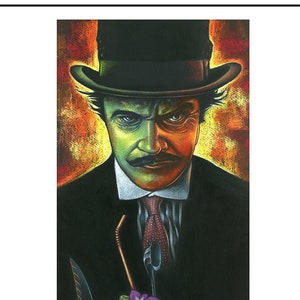 Doug Horne limited edition print. Professor Fate Tiki Cocktail Jack Lemmon 8x10