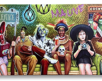 Doug Horne limited edition canvas print Tiki, Beetlejuice