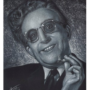 Doug Horne limited edition print. Dr. Strangelove, Peter Sellers, Portrait. 11x14